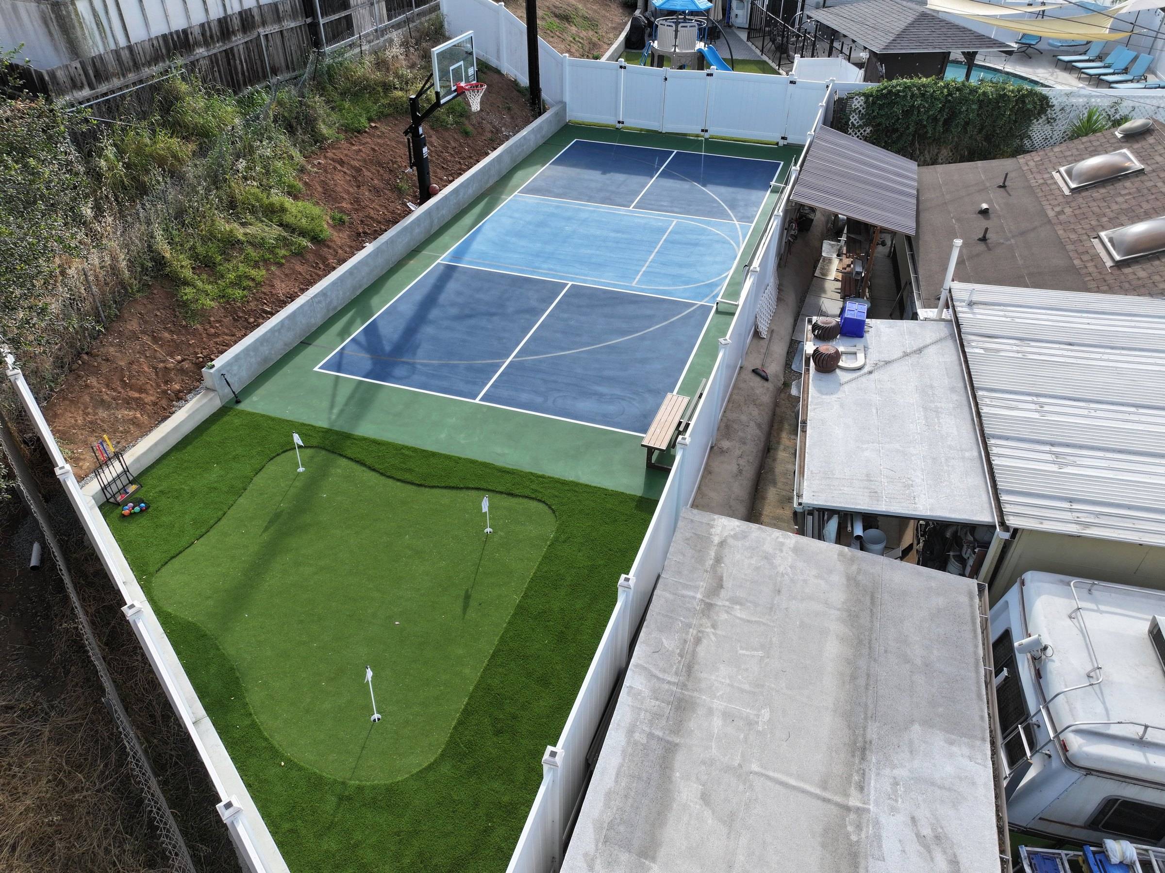 After photo of a concrete project by Rose Concrete in San Diego.