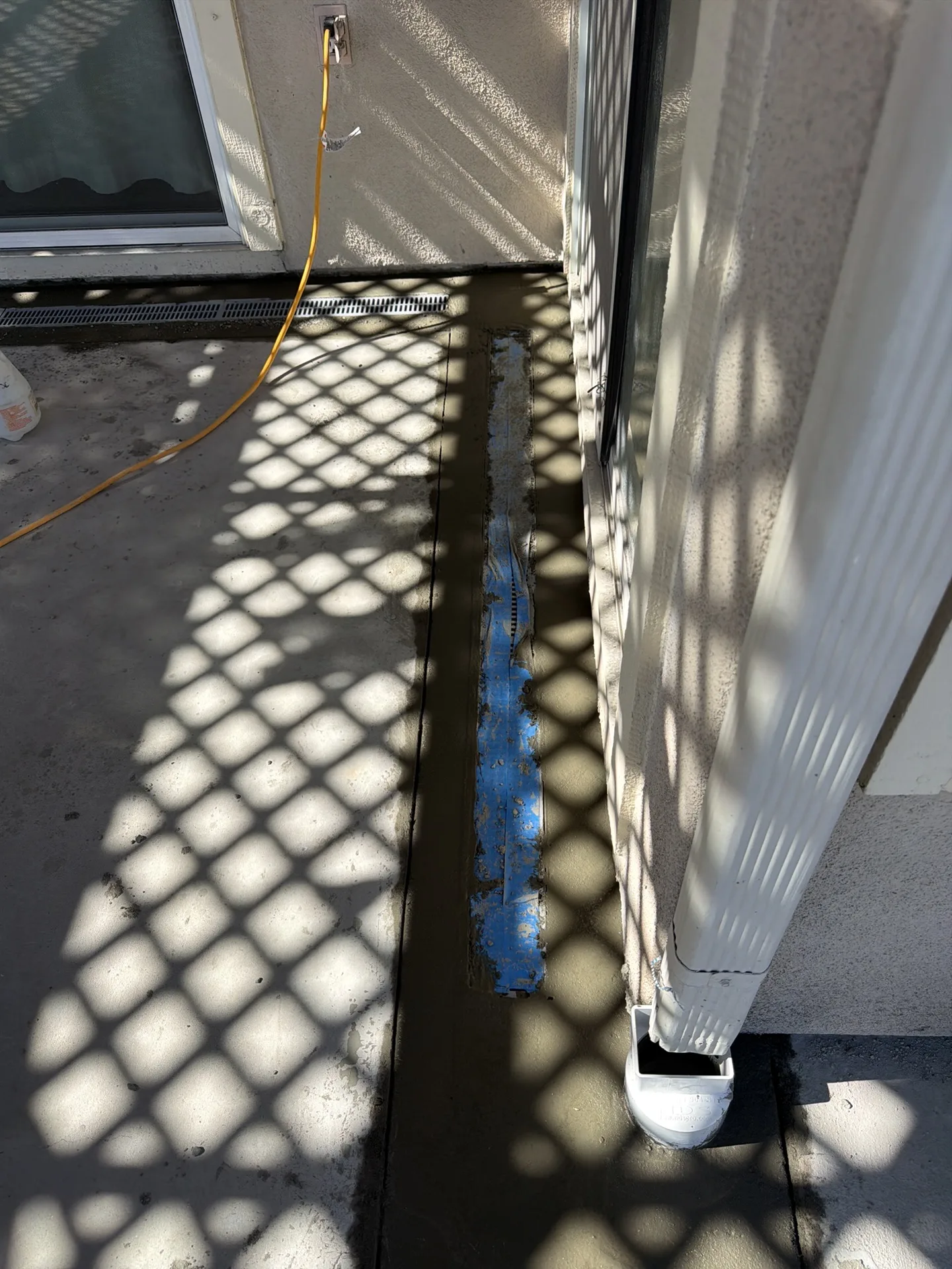 Drain installation, Chula Vista, after